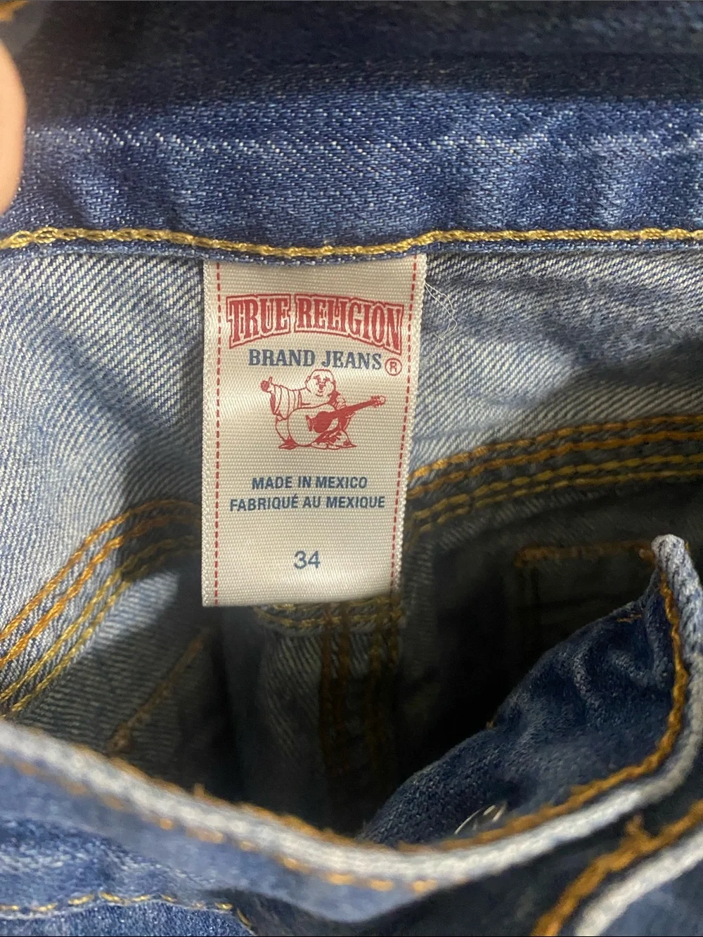 True Religion Men's Straight-Leg Indigo Jeans